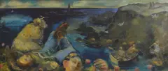 Untitled by Nicola Bealing, oil on board 57 x 120 cm Provenance: With Cadogan Contemporary, sold Jul 2025