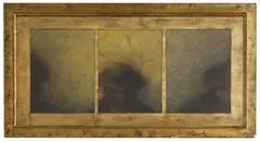 Mark I'Anson, Untitled, 'Triptych' acrylic on paper 34 x 25.5cm (3) Provenance: With Thackeray Gallery