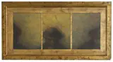 Mark I'Anson, Untitled, 'Triptych' acrylic on paper 34 x 25.5cm (3) Provenance: With Thackeray Gallery