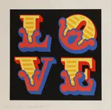 Ben Eine, Untitled, ‘LOVE’ screenprint in colours