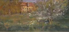 Jacqueline Williams, Untitled, oil on board 27 x 53cm