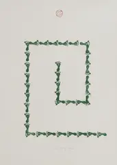 Richard Long, Untitled, Untitled lithograph in colours