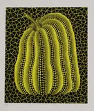 Yayoi Kusama, Untitled, 'Pumpkin' (yellow) lithograph in colours