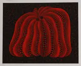 Yayoi Kusama, Untitled, 'Pumpkin' (red) lithograph in colours