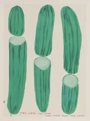 Untitled by David Shrigley, 2020 offset lithograph in colours, sold Jul 2025