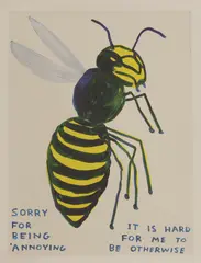 David Shrigley, Untitled, 2021 offset lithograph in colours
