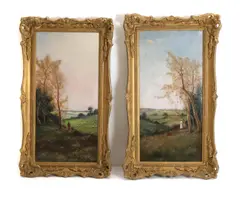 Niels H. Christiansen, Untitled, oil on canvas 39.5 x 19cm