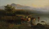 Arthur William Redgate, Untitled, oil on canvas 77 x 128cm