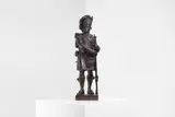 Joseph Edgar Boehm, Untitled, patinated bronze on a square base