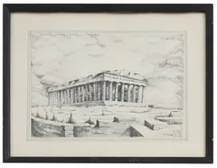 Manos Sofianos, Untitled, ink on paper 25 x 33cm