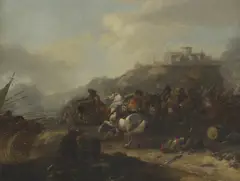 Pieter Wouwerman, Untitled, oil on canvas 37 x 46cm