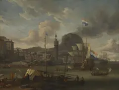 Abraham Storck, Untitled, oil on canvas 58 x 78cm Provenance: Robert Burke