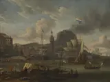 Abraham Storck, Untitled, oil on canvas 58 x 78cm Provenance: Robert Burke