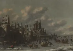 Thomas Heeremans, Untitled, oil on canvas 58 x 82cm Provenance: Bought in the 1950s in London by Sir Hubert Ashton