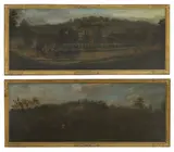 Peter Tillemans, Untitled, oil on canvas 47 x 116.5cm (2) Hall Place