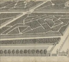 Antoine Coquart, Untitled, ‘View of the Labyrinth in the Gardens of the Palace of Versailles’ etching