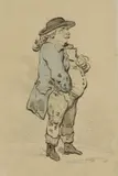 Thomas Rowlandson, Untitled, and watercolour 19.5 x 12cm