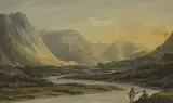 John Warwick Smith, Untitled, watercolour 13 x 22cm