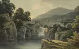 John Warwick Smith, Untitled, watercolour 13 x 20.5cm