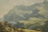 John Warwick Smith, Untitled, watercolour 15 x 22cm