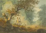 William Payne, Untitled, watercolour 12.5 x 16.5cm