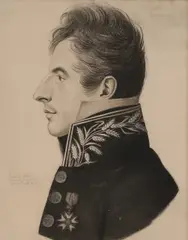 Étienne-Espérance Bouchardy, Untitled, black chalk and charcoal 44.5 x 34.5cm