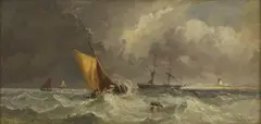 Arthur Joseph Meadows, Untitled, oil on canvas 30 x 61cm