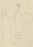 Alfred Thomson, Untitled, coloured crayon 16.5 x 11cm Provenance: The collection of David and Sandy Fuller.