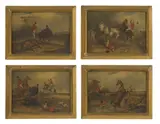 Francis Calcraft Turner, Untitled, oil on canvas 25.5 x 34.5cm (4) Provenance: Bonhams