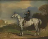 John Ferneley Jnr, Untitled, oil on board 24 x 29cm Provenance: The collection of David and Sandy Fuller.