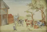William Stocks, Untitled, watercolour 15.5 x 23cm Provenance: The collection of David and Sandy Fuller.