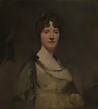Benjamin Marshall, Untitled, in a green dress oil on canvas 66 x 58.5cm