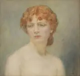Jessie M Silvester, Untitled, watercolour 41 x 43cm