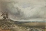 David Cox Snr., Untitled, watercolour heightened with white 35.5 x 51.5cm