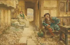 Edgar Bundy, Untitled, watercolour 34 x 52cm