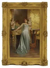 Frédéric Soulacroix, Untitled, oil on canvas 76 x 45cm Provenance: Christie's
