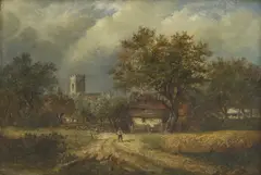 Joseph Thors, Untitled, oil on canvas 25 x 35.5cm