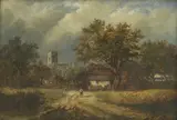 Joseph Thors, Untitled, oil on canvas 25 x 35.5cm