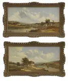 Alfred Henry Vickers, Untitled, oil on canvas 20.5 x 41cm (2)
