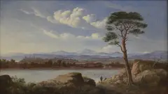 James Nasmyth, Untitled, oil on canvas 39 x 64cm