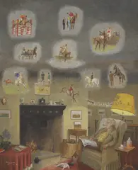Nigel Lovett, Untitled, oil on canvas 66 x 56cm Provenance: Christie's