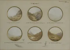 Untitled by Vincent Balfour-Browne, framed together with titles in brown ink below, sold May 2025