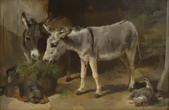 Untitled by George William Horlor, oil on canvas laid on board 32 x 46.5cm, sold May 2025
