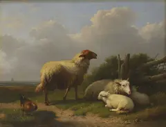 Untitled by Eugène Verboeckhoven, oil on panel 18 x 23cm Provenance: With Frost & Reed, sold May 2025