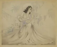 Untitled by Louis Icart, 1940 etching and aquatint in colours, sold May 2025