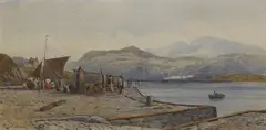 Robert Dobson, Untitled, watercolour 33 x 63cm Provenance: From the collection of Malcolm Innes.
