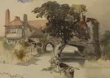Edmund John Niemann, Untitled, watercolour 34.5 x 47cm