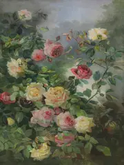 Alexandre Debrus, Untitled, oil on canvas 91 x 71cm Provenance: From the collection of Malcolm Innes.