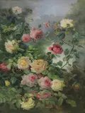 Alexandre Debrus, Untitled, oil on canvas 91 x 71cm Provenance: From the collection of Malcolm Innes.