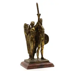 Amleto Cataldi, Untitled, raised on a marble plinth